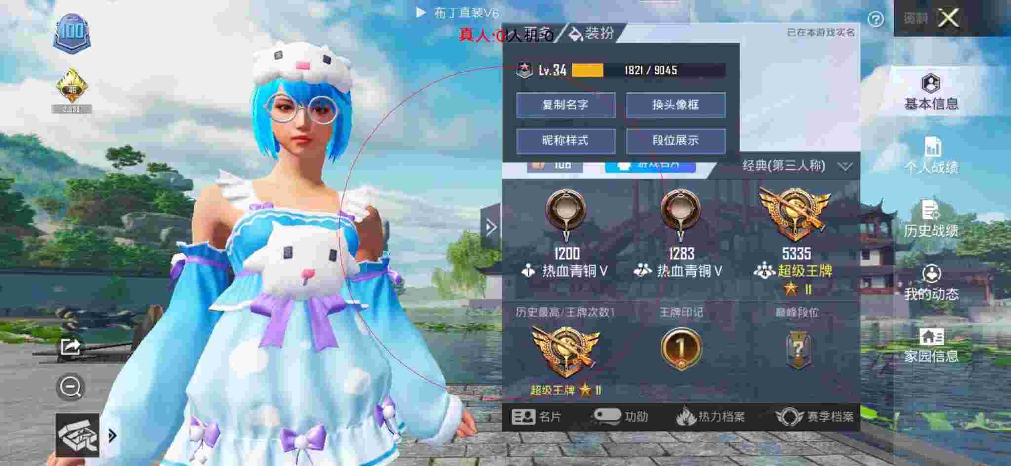 和平精英布丁直装透视 - 三角洲造型辅助预览图